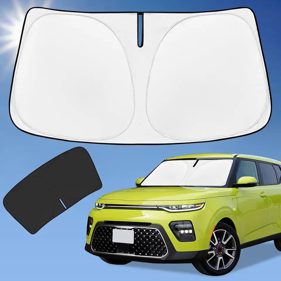 Sun Shade Sunshade for Kia Soul 2020-2024 2025 2026 Windshield Cover