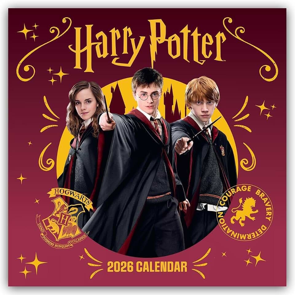 Harry Potter – Offizieller Kalender 2026 – Wandkalender: Original Danilo-Kalender [Mehrsprachig] [Kalender] (Wall-Kalender)