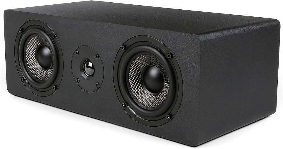 Micca MB42X-C Advanced 2-Way Passive Center Channel Speaker, Each, Black