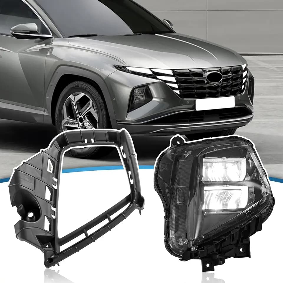 Compatible with 2022-2024 Hyundai Tucson(Sub-model:SE/SEL/Limited/N Line) Full LED Headlight with Headlight Cover 92102-CW150 HY2503250(Right Passenger Side)