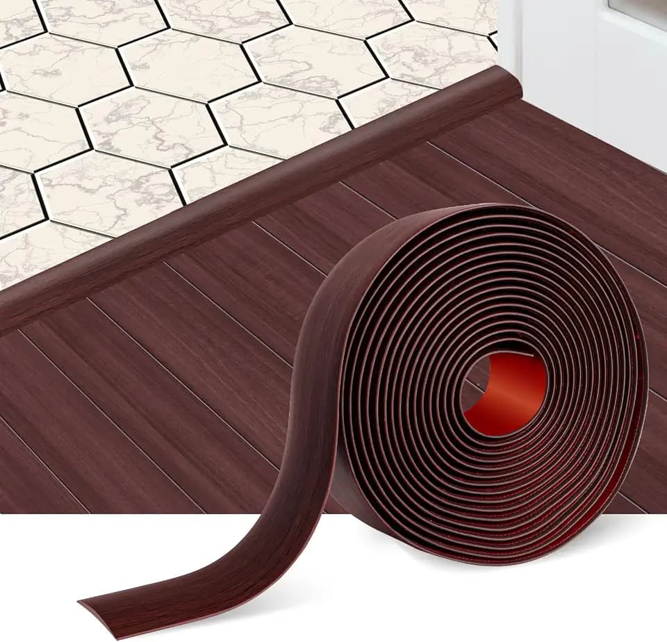 FONUNO Vinyl Floor Transition Strip Self Adhesive Threshold Strip 2" W
