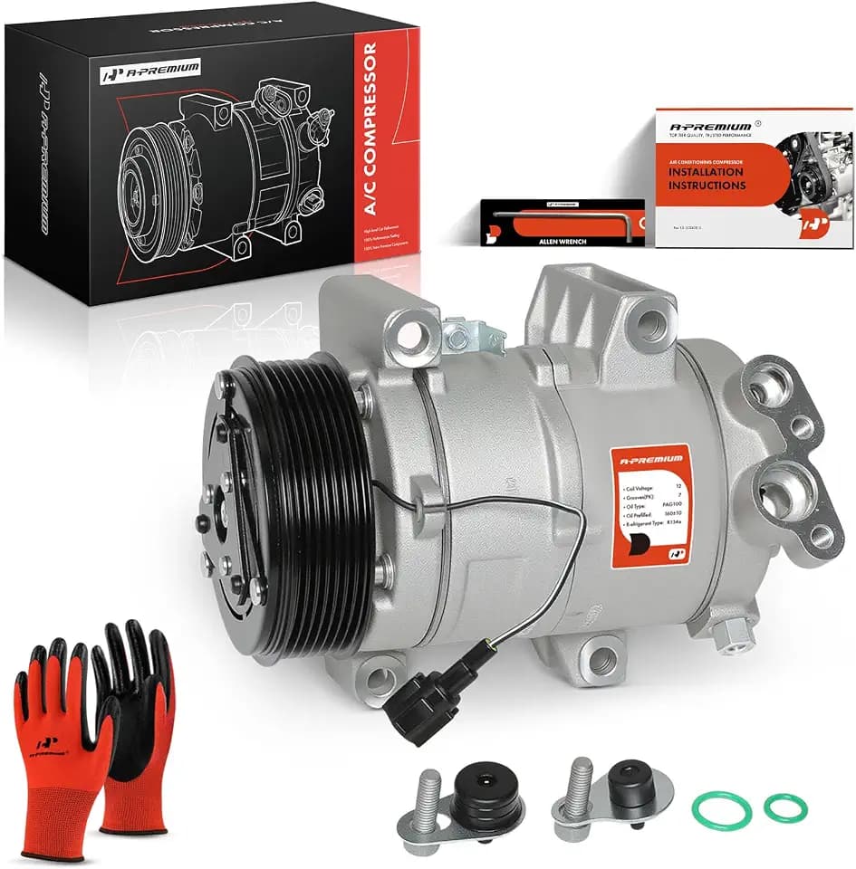 A-Premium Air Conditioner AC Compressor with Clutch