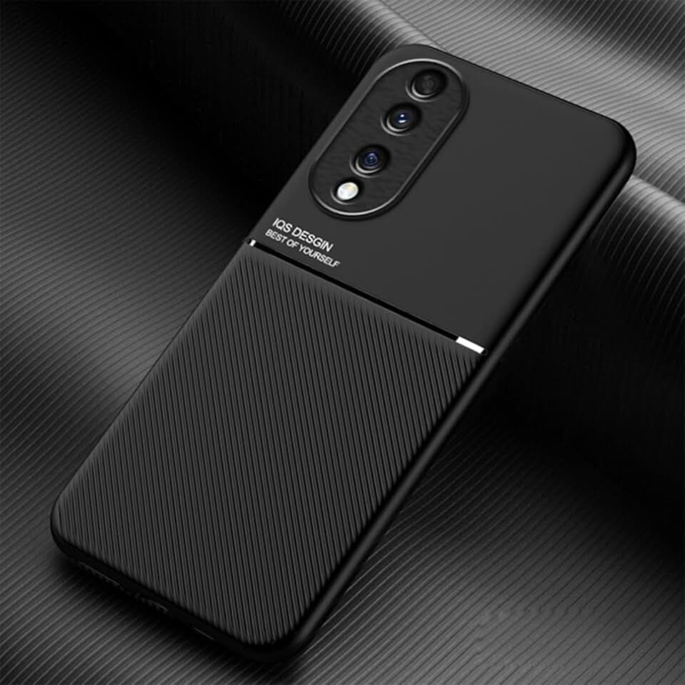 TIANCI Hülle für Honor 70, Textur rutschfest und Stoßfest Schutzhülle, [Hautfreundliches PU-Leder] [Ultradünnes TPU] Handyhülle für Honor 70