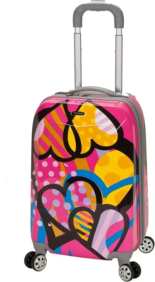 Rockland Vision Hardside Spinner Wheel Luggage, Carry-On 20", Love
