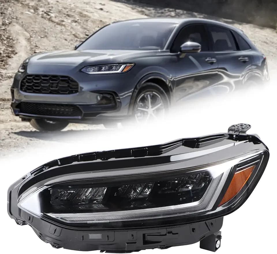 Duolctarms LED Headlight Headlamp Assembly Compatible for 2023-2025 Honda HR-V Left Driver Side 331503W0A02