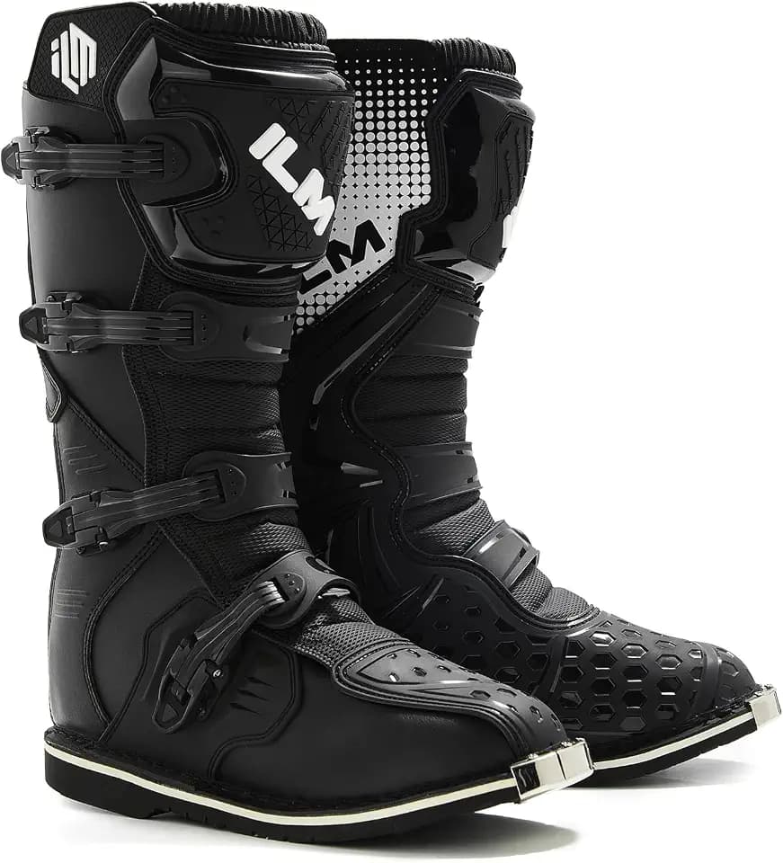 ILM Motorcycle Boots Waterproof ATV Motorcross Dirt Blike for Men Model MX3