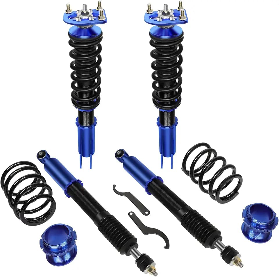 SCITOO Coilover Suspension Strut Kit Compatible with 1994-04 for Ford, Blue