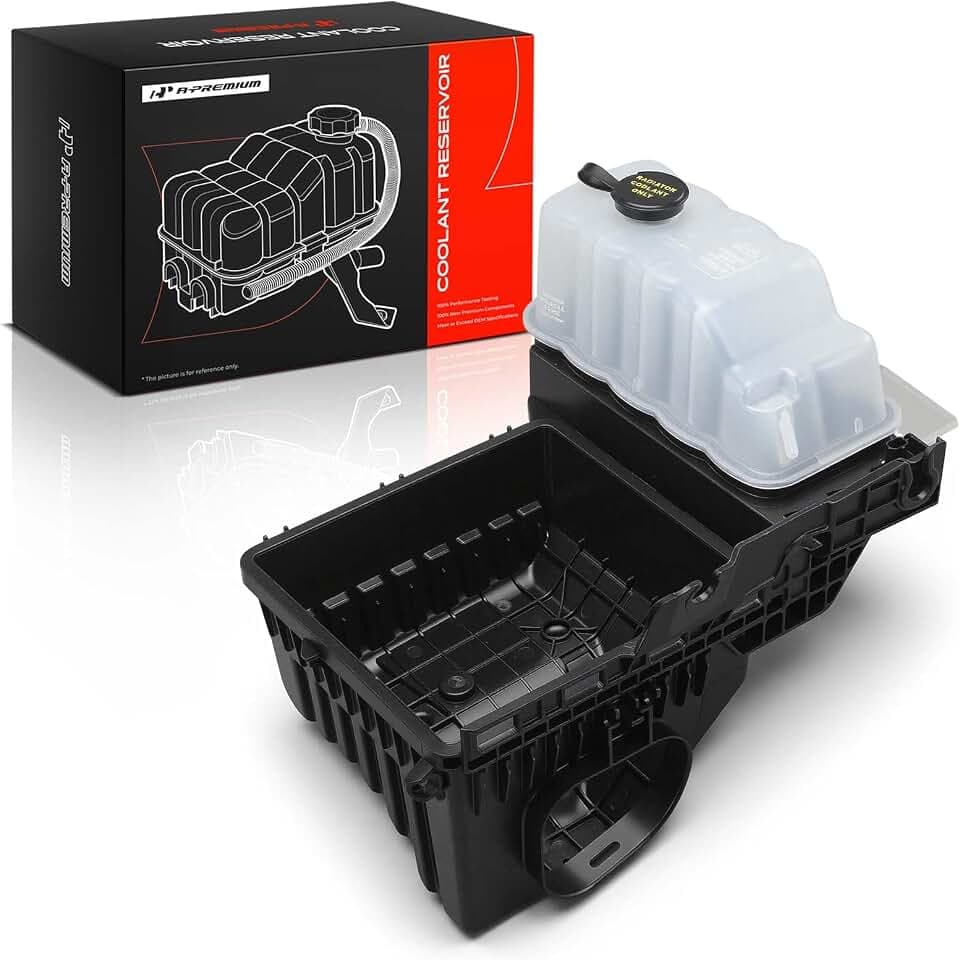 A-Premium Engine Radiator Coolant Expansion Reservoir Overflow Tank [W/Cap]