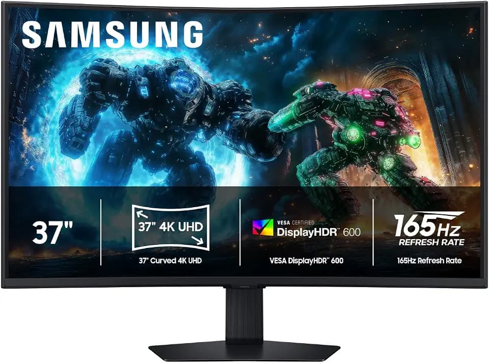 Samsung 37” Odyssey G7 (G75F) Series 4K UHD Curved Gaming Monitor