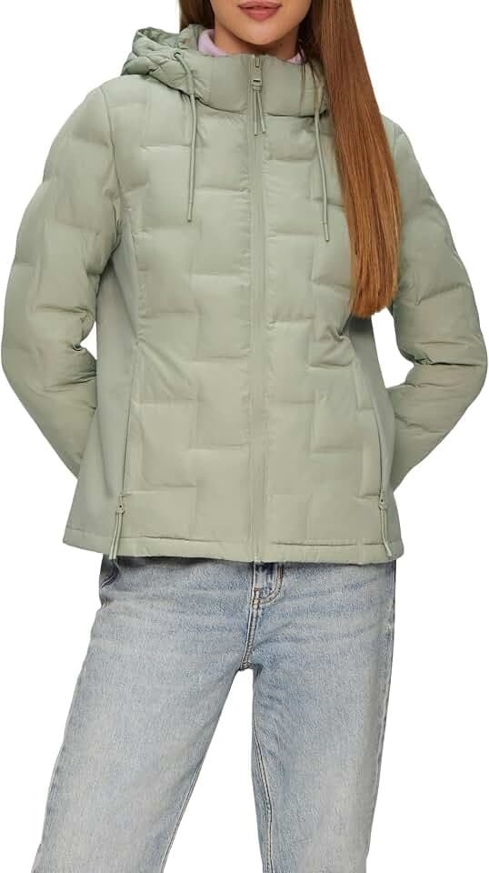 s.Oliver Damen Jacke mit Steppung & Logo-Prägung, leicht wattiert, Casual Jacke für Übergang & Freizeit
