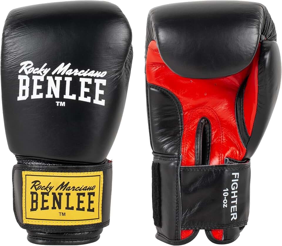 BENLEE Fighter Leder-Boxhandschuhe für das Training mit Klettverschluss
