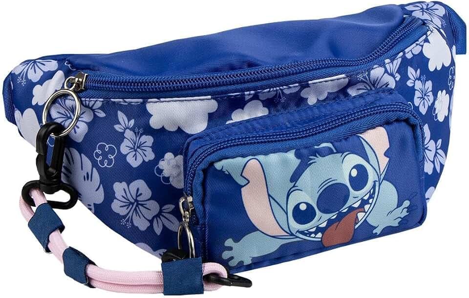 Disney Stitch Bauchtasche für Mädchen, Reisetasche, Taillentasche mit Stitch Design, Geschenk für Mädchen und Jugendliche