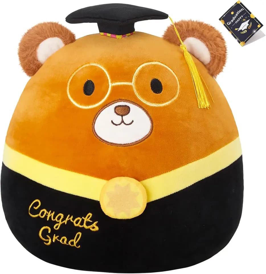 13 Inch Graduation Bear Plush Cute Toy Grad Cap Class 2026 Gift