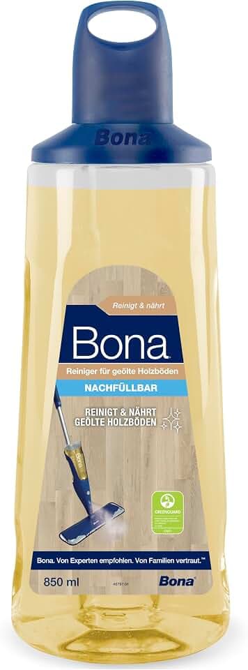 Bona Parkettreiniger geöltes Parkett 850ml, Holzbodenseife für geölte Böden