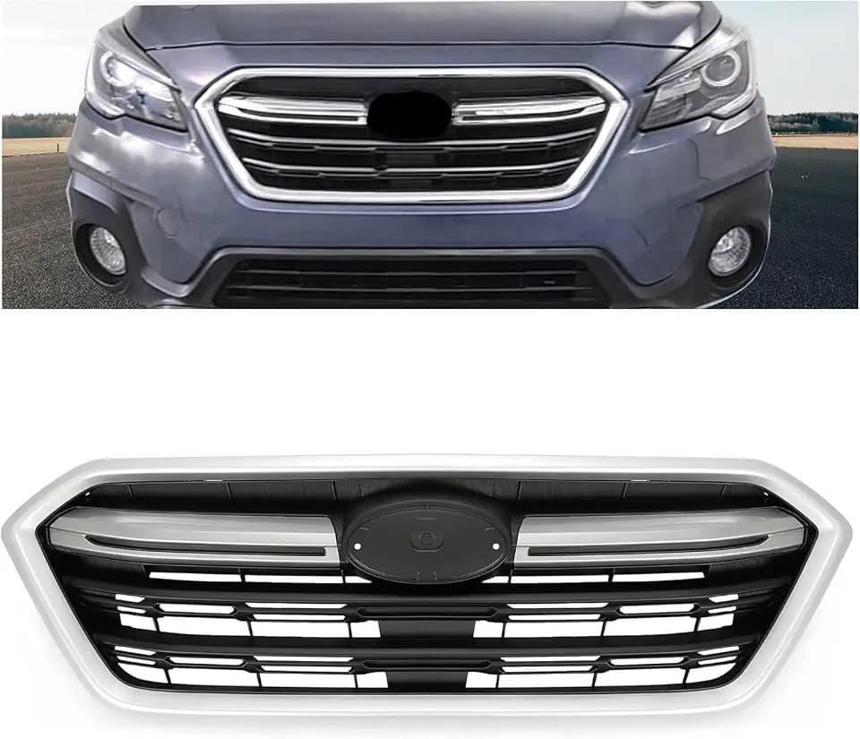 HECASA Bumper Grille Grill Compatible with 2018-2019 Outback