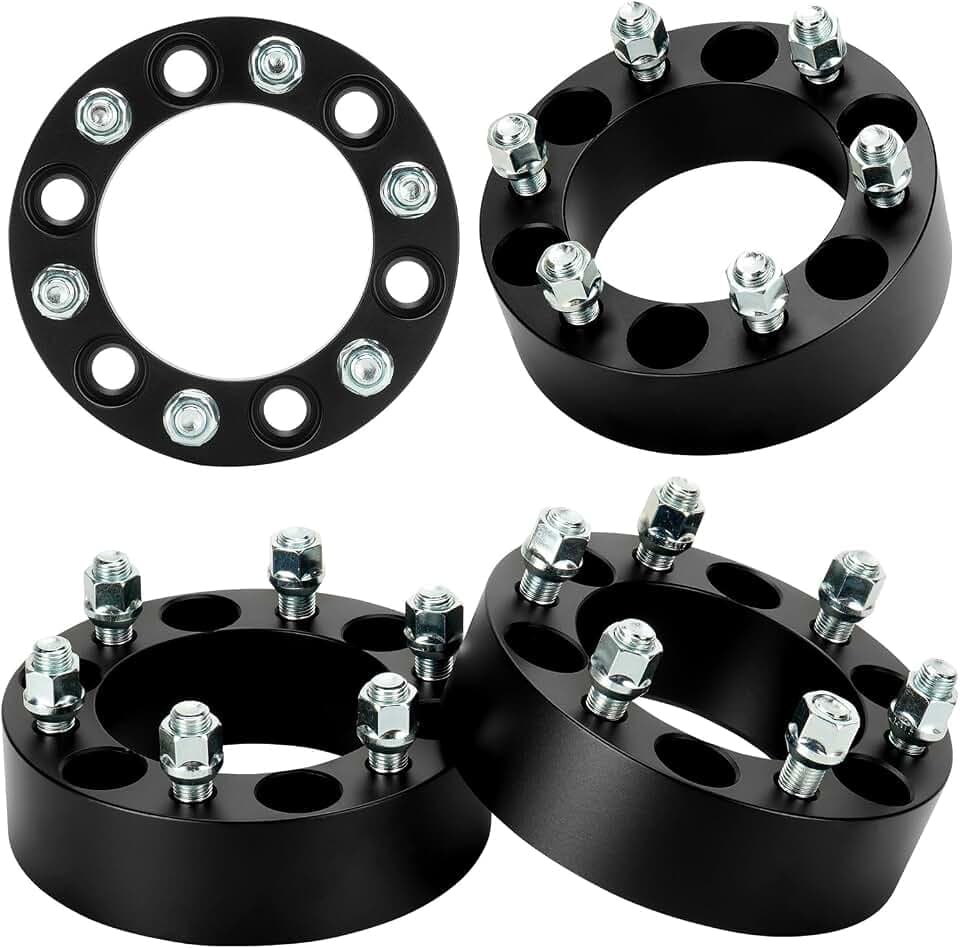 Aeagle 6X5.5 Wheel Adapters, 2" 6x139.7 for 2001-2022 Tahoe, 2000-2014 Suburban 1500, Forged 6 Lug Wheel Spacers with M14x1.5 Studs 108mm Bore 4PCS