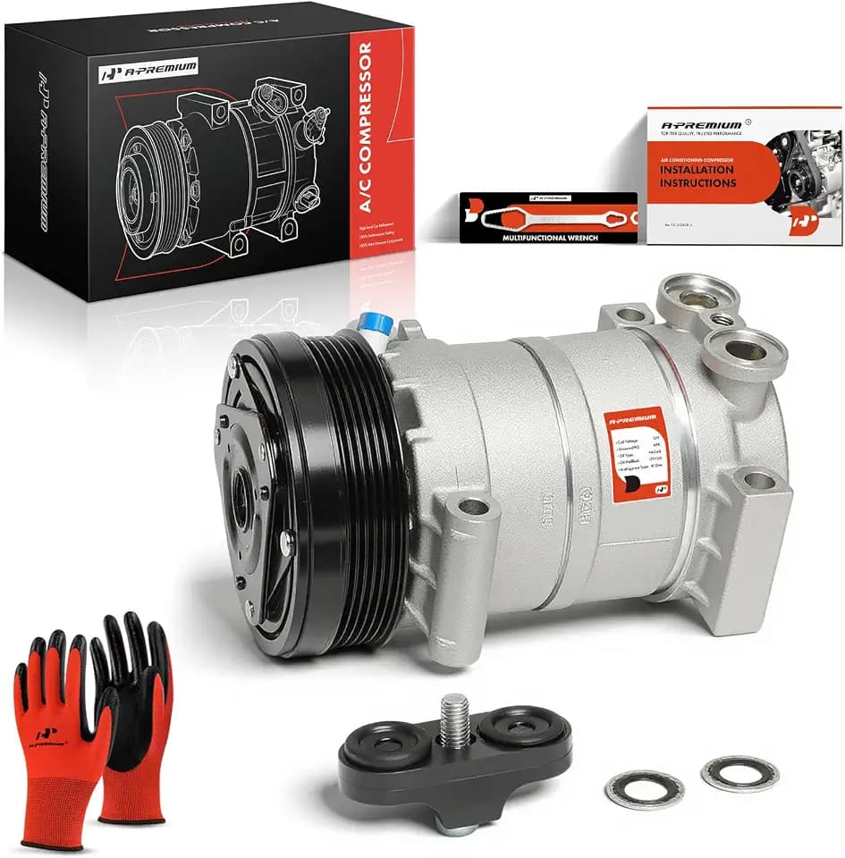 A-Premium Air Conditioner AC Compressor with Clutch