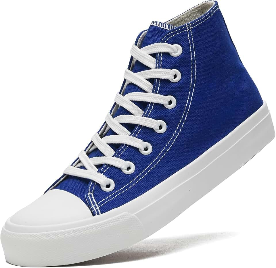 sharllen Sneaker Stoffschuhe Damen Herren Canvas Schuhe HighTop Turnschuhe