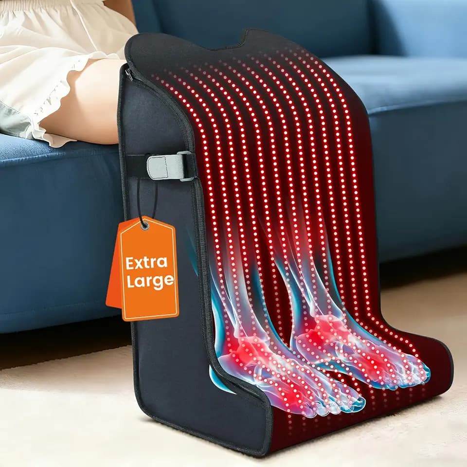 Red Light Therapy for Feet & Legs, 480 LEDs Infrared Wrap with 3-in-1 Chips