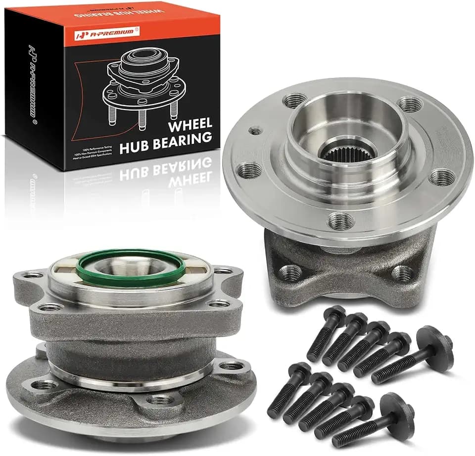 A-Premium 2 x Rear Wheel Bearing and Hub Assembly Compatible with Volvo