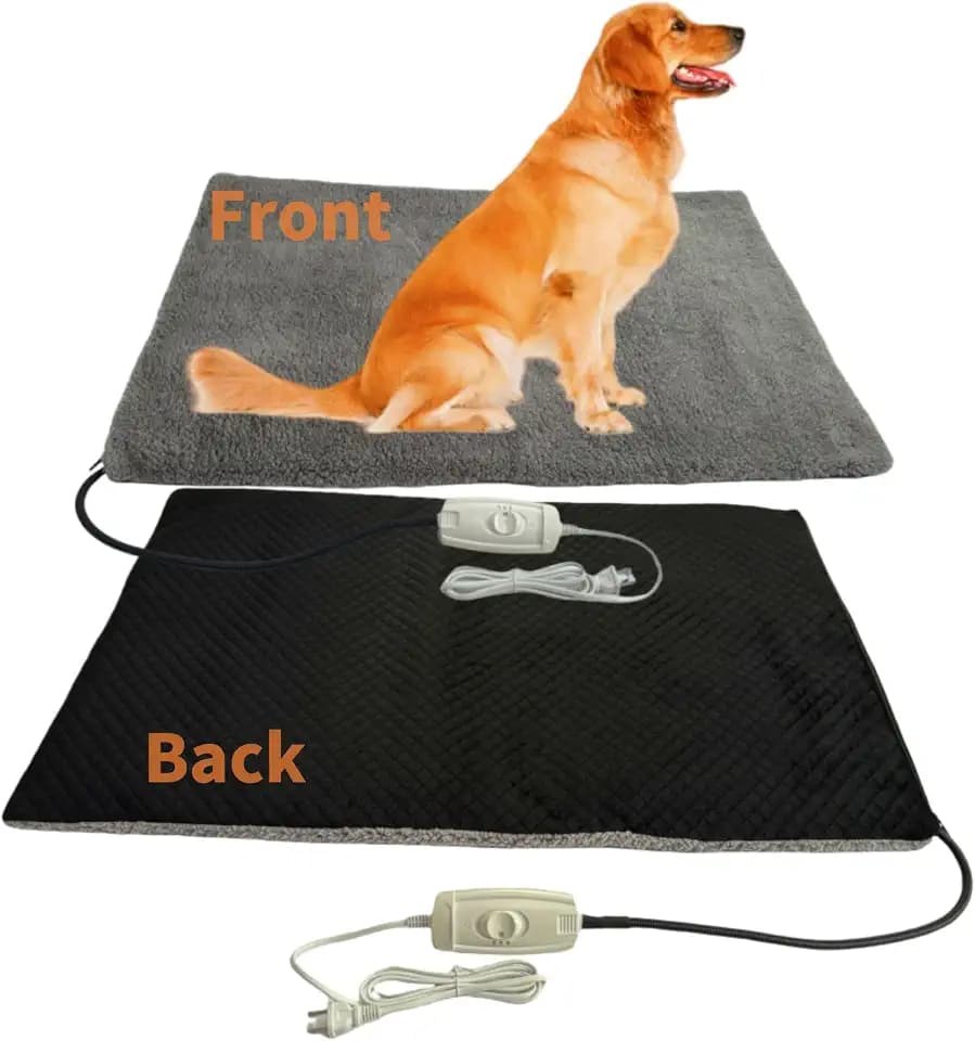 Dog Heating Pad Heated Cat Bed Puppy Whelping Pad New Born Pet