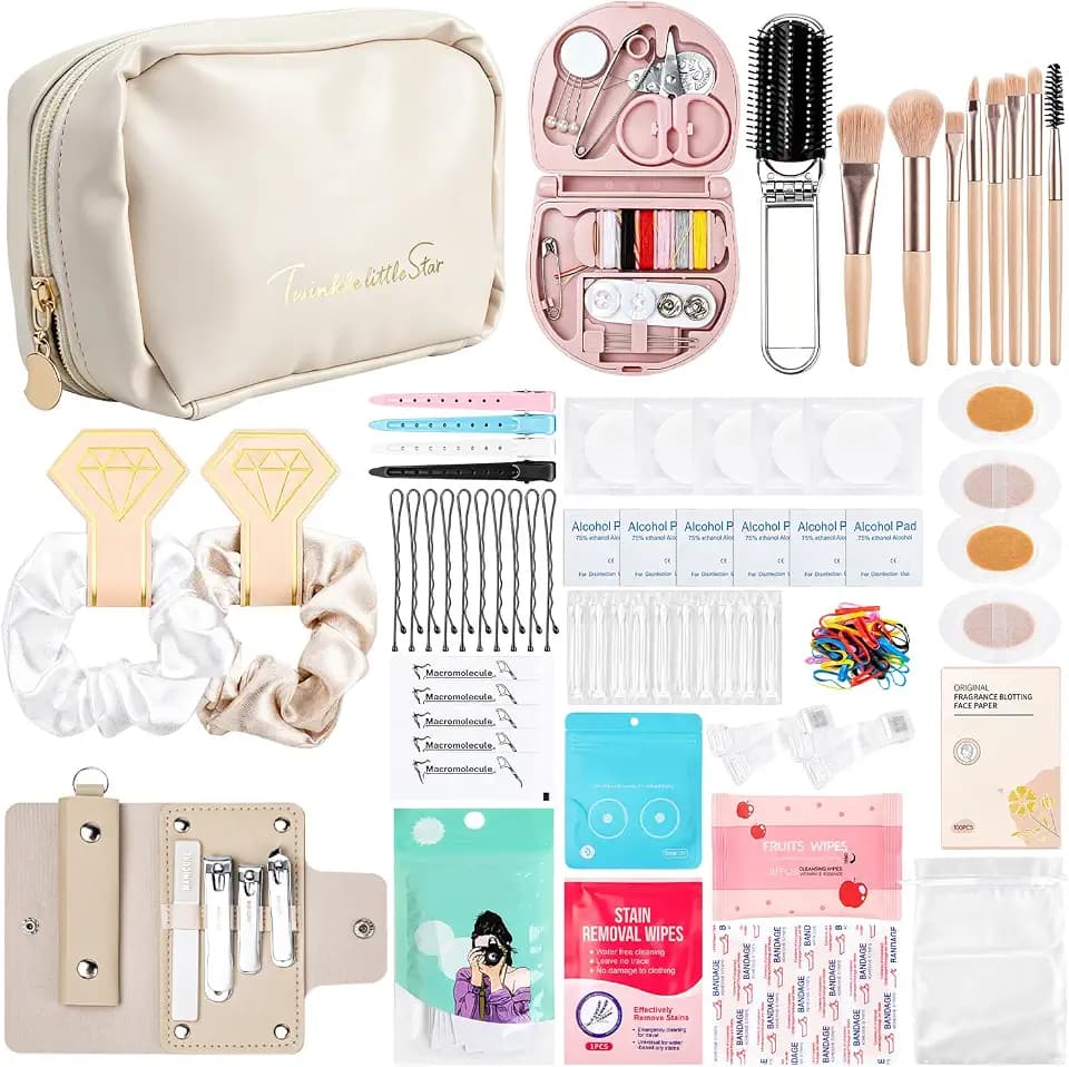 Wedding Emergency Kit for Bride,62PCS Wedding Day Essentials Survival Kit