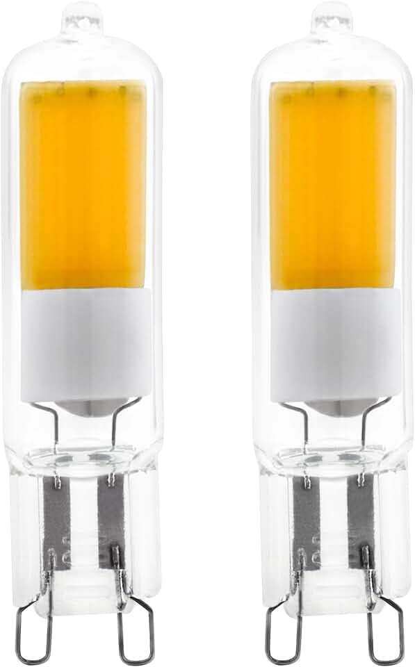 EGLO G9 LED Leuchtmittel dimmbar, 2er-Set Stiftsockellampen