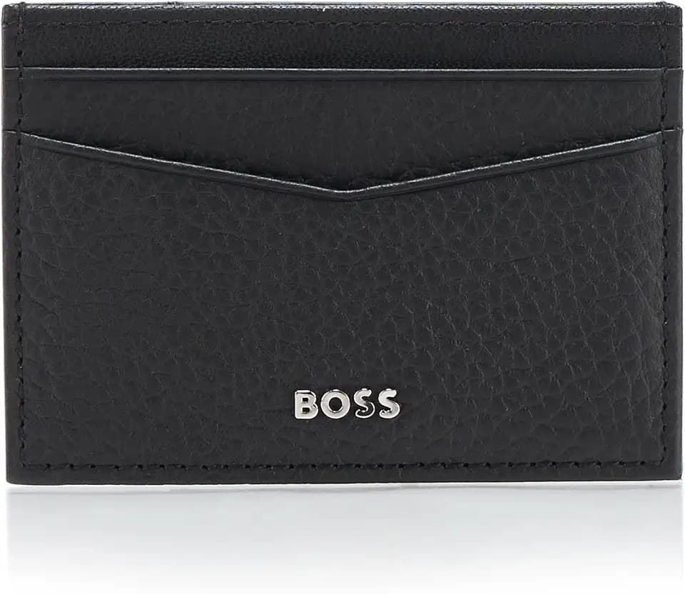 BOSS, Crosstown Cardcase with Money Clip, black gloss, One Size