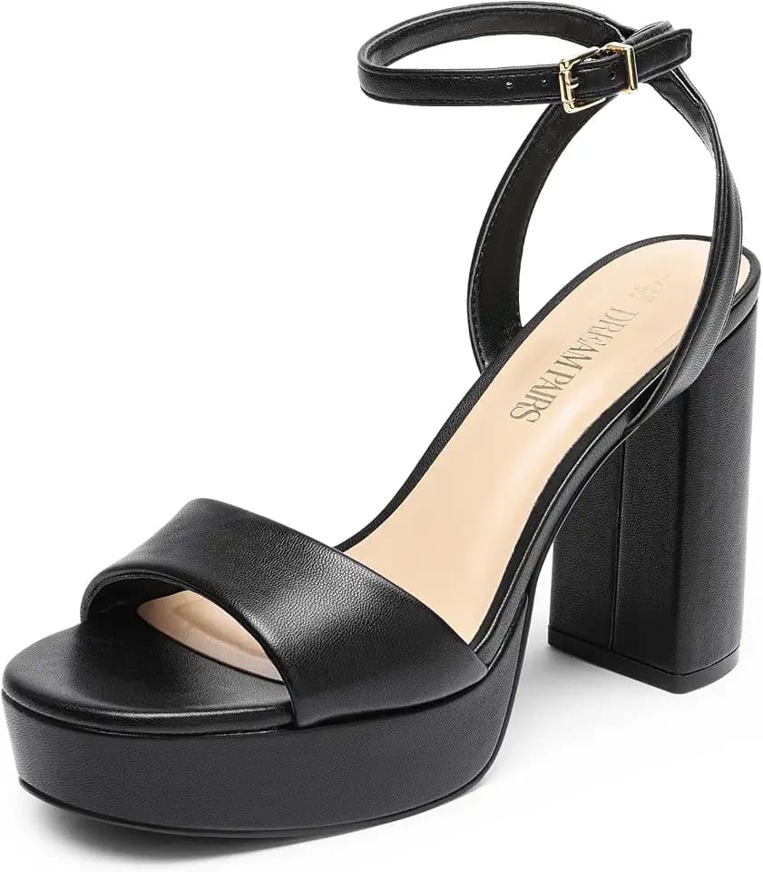 DREAM PAIRS Platform High Heels for Women