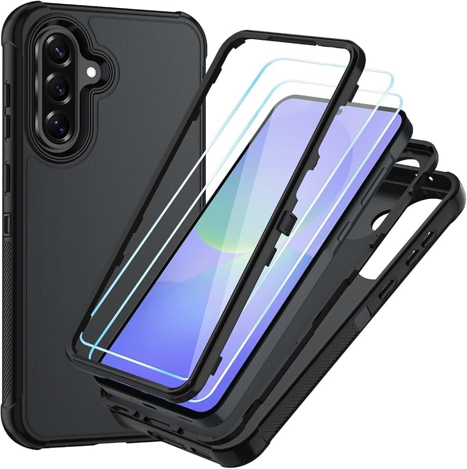 for Samsung Galaxy A36/A37 5G Case Black/Black