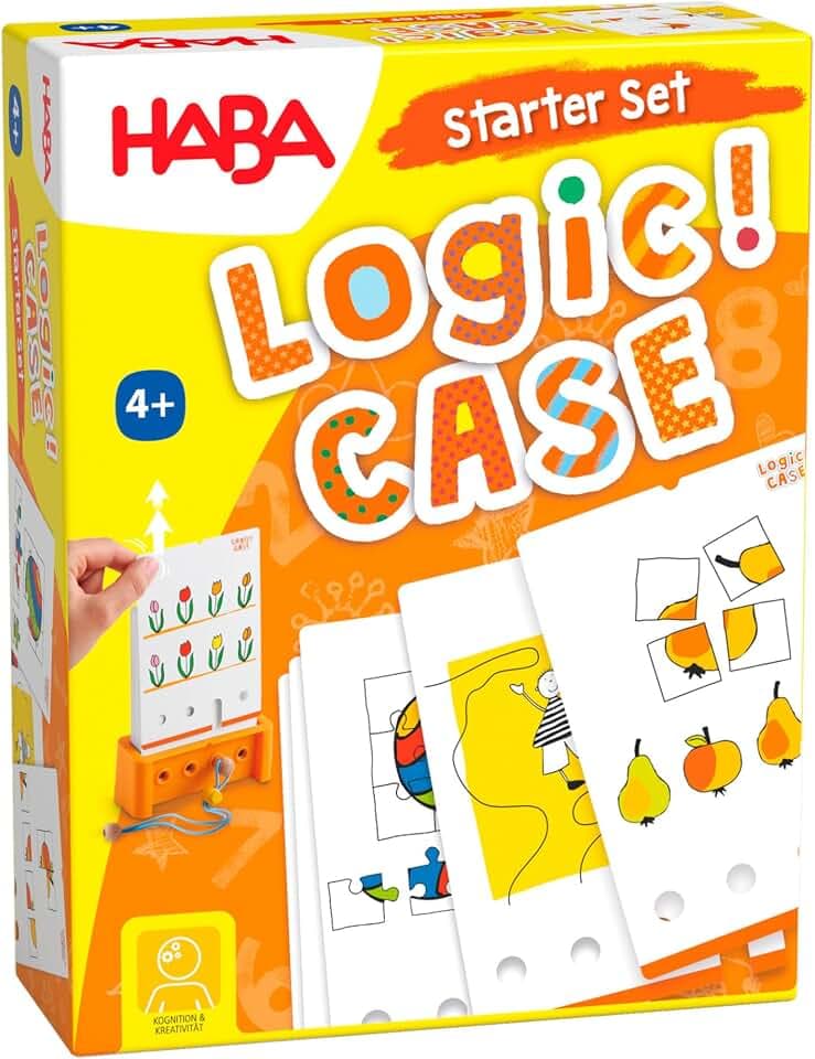 HABA Logic! CASE Starter Set 4+ - Logikspiel & Knobelspiel für Kinder