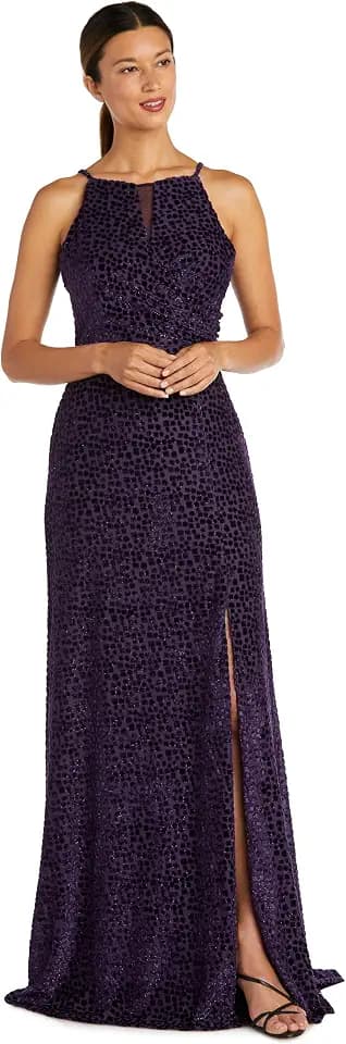 NIGHTWAY Women's Mock Wrap Dress