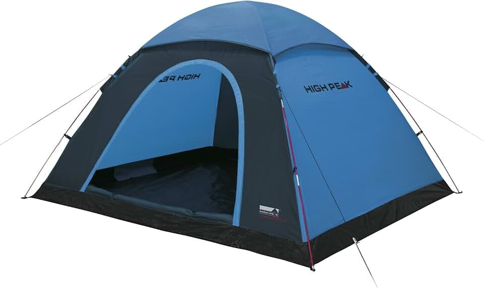 High Peak Kuppelzelt Monodome XL, Campingzelt für 4 Personen, Igluzelt, Festivalzelt mit Wannenboden
