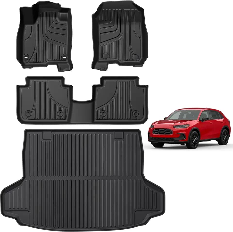 Floor Mats & Cargo Mat Fit for Honda HR-V 2023-2027 & Acura ADX 2025 2026