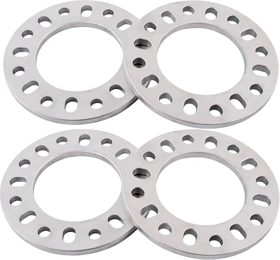 4pc Universal 8x6.5 8x165.1 8x170 8x180 Wheel Spacers 1/2 Inch Thick (12mm)