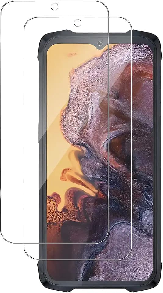 Dabuu Schutzfolie für Panzerglas für Cubot KingKong 9, HD Schutzglas 9H Härte Panzerfolie Anti-Fingerabdruck Hartglas Anti-Kratzen Blasenfrei Displayschutzfolie Folie - Transparent [2 Stück]
