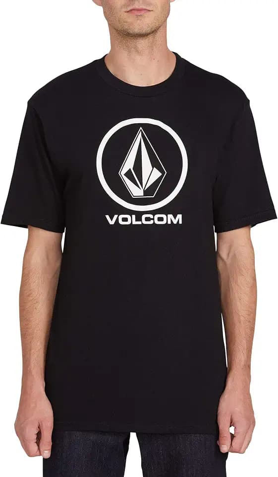 Volcom Men's Stone Fill Short Sleeve T-Shirt – Crewneck Graphic Tee