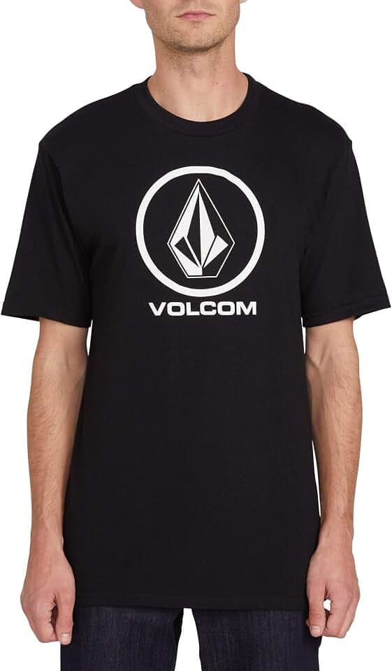 Volcom Men's Stone Fill Short Sleeve T-Shirt – Crewneck Graphic Tee