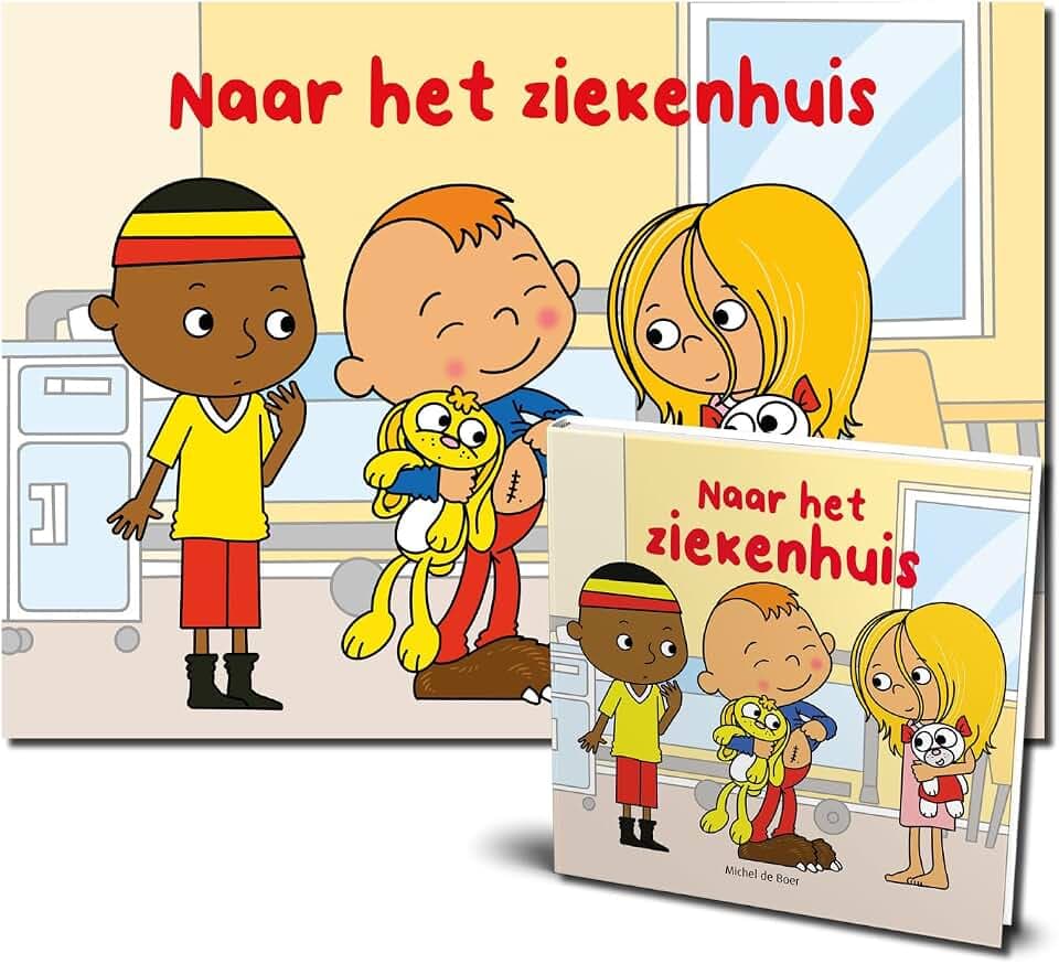 Naar het ziekenhuis kamishibai vertelplaten + boek: kamishibai vertelplaten + boek