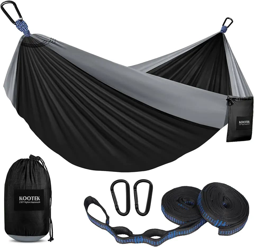 Kootek Camping Hammock 400lbs Capacity Outdoor Camping Essentials, Single