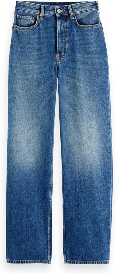 Scotch & Soda Damen Jeans Ripple Straight Jeans