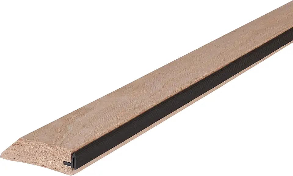 MD Building Hardwood Outswing Door Threshold, Natural, 3-1/2in x 1in x 36in