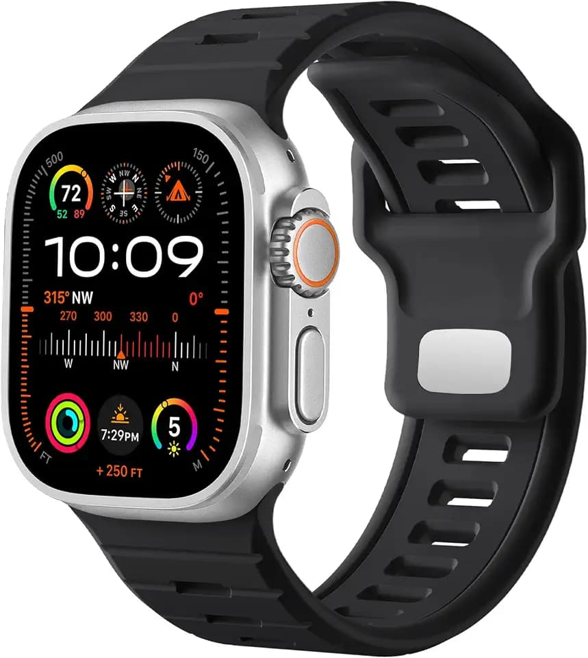 Odbeai Sport Band Compatible with Apple Watch Ultra 49/46/45/44/42mm Men