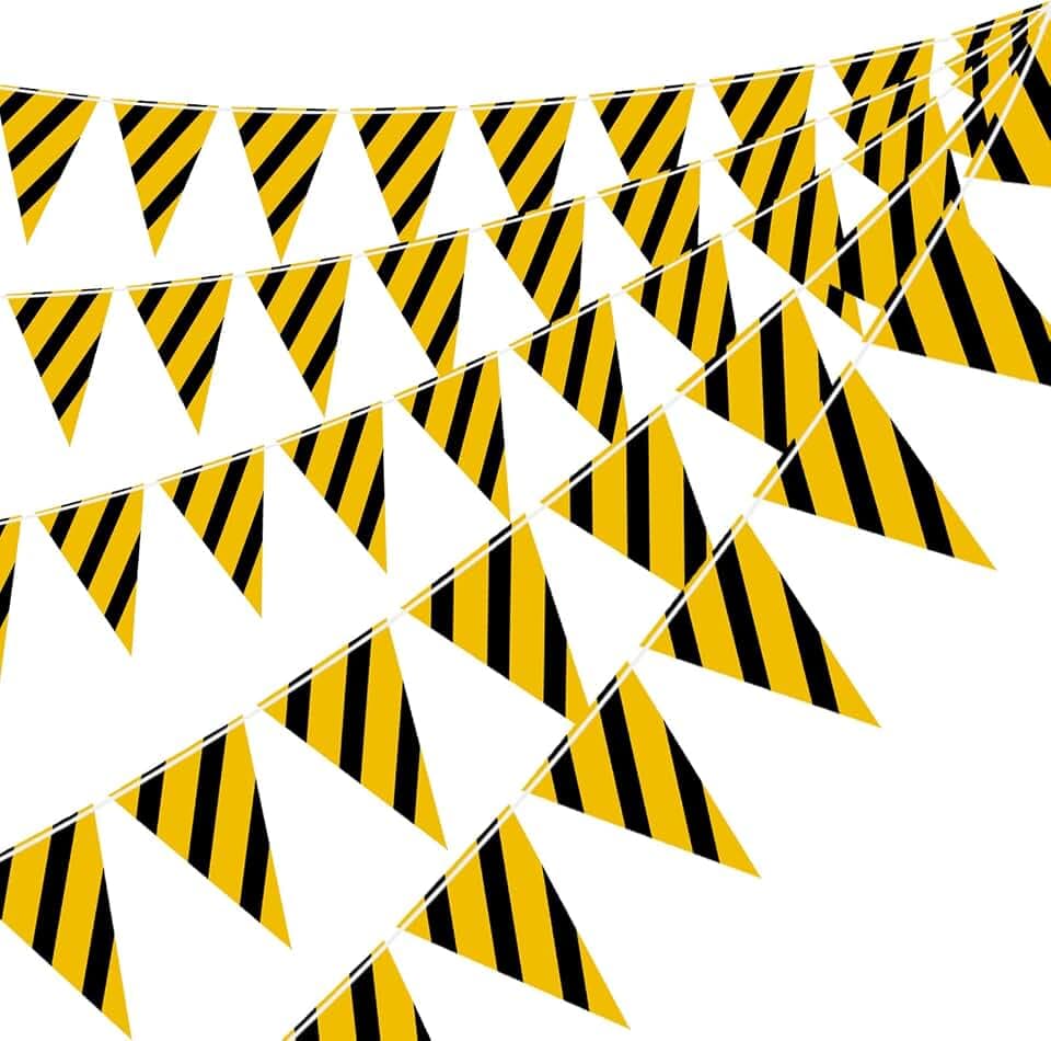 Construction Birthday Banner Decorations Party Supplies