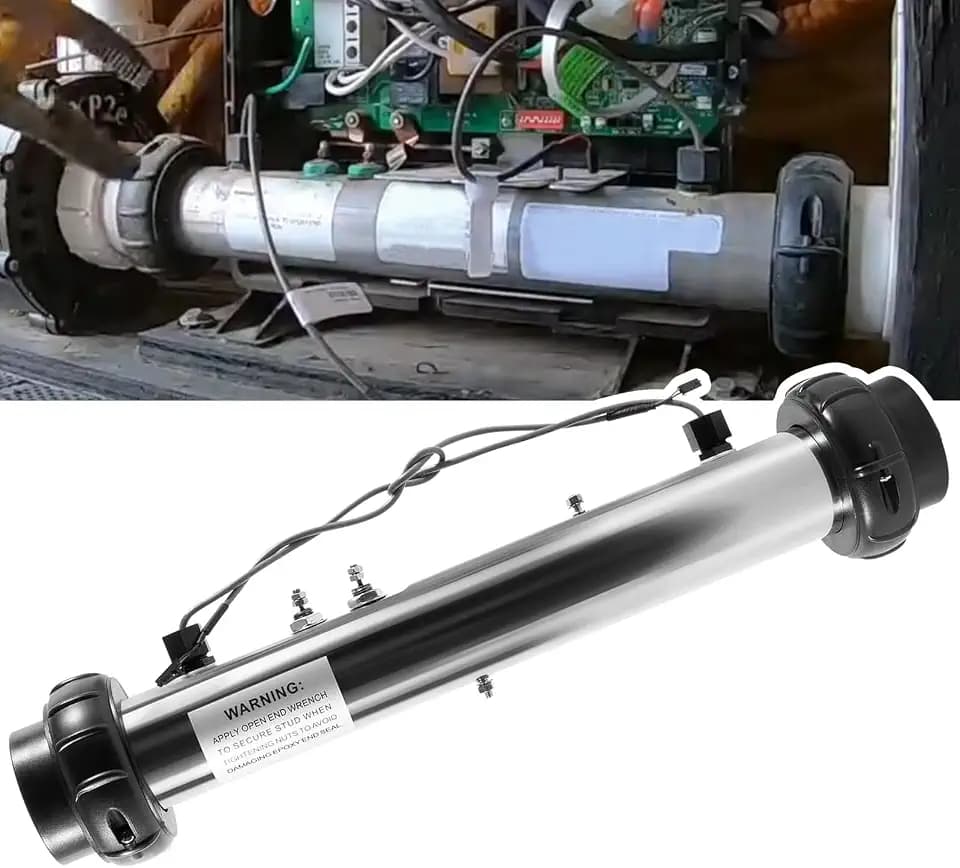 58083 Heater Assembly M7 Hot Tub Heater Assembly with Sensors 25-175-1010 Fit for Balboa BP, VS, and EL2001 Control Systems 5.5 KW 220V