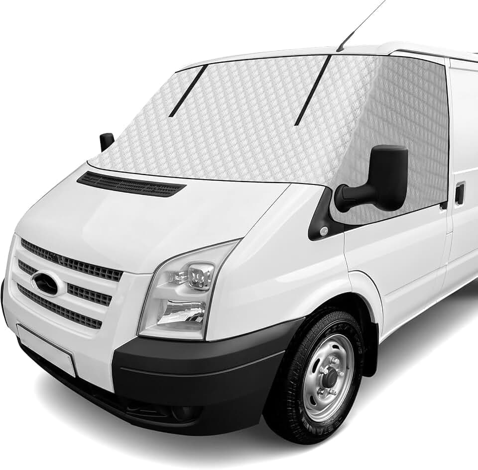 Windschutzscheiben Abdeckung Kompatibel (Reißverschluss (Ford Transit MK7))