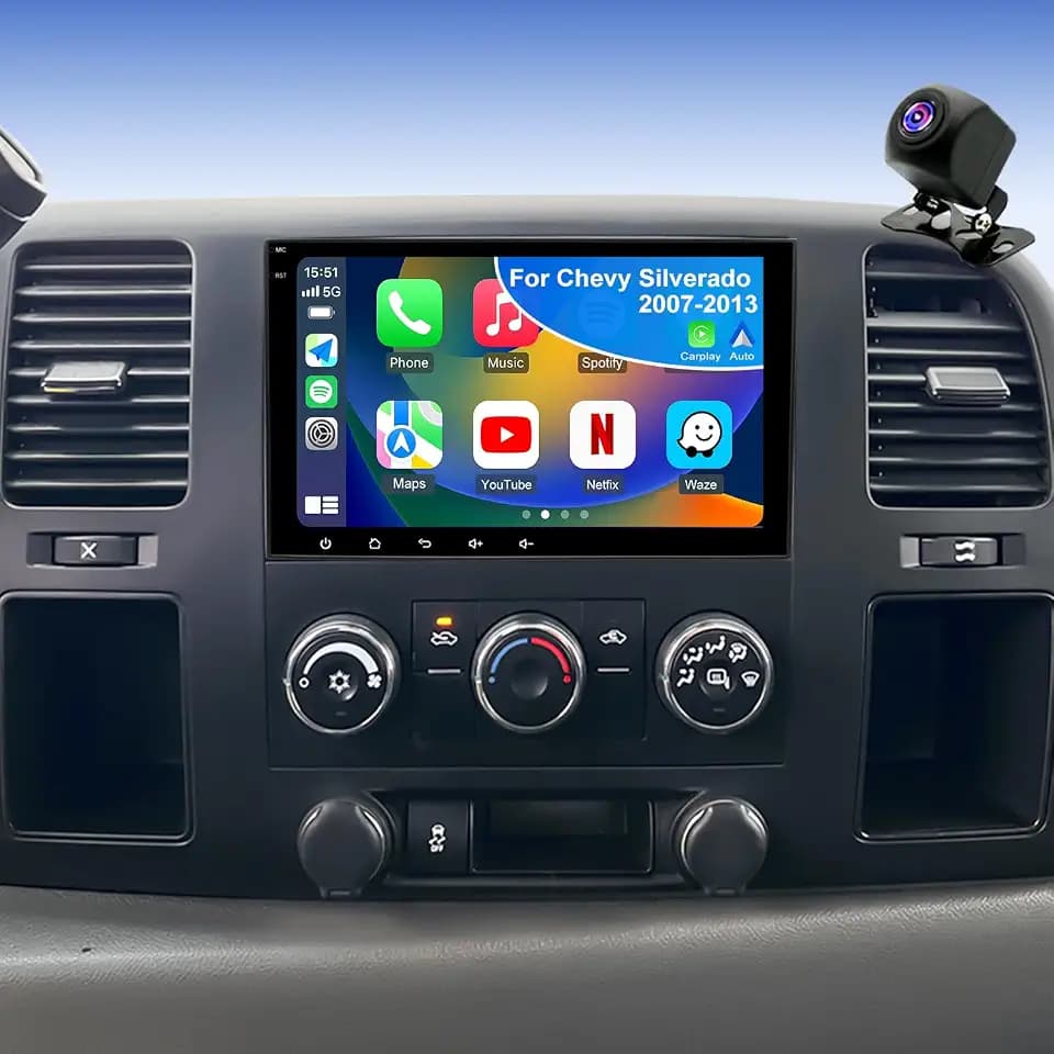 8in 5GWiFi Car Radio for Chevrolet Silverado 1500 GMC Sierra 1500 2007-2013