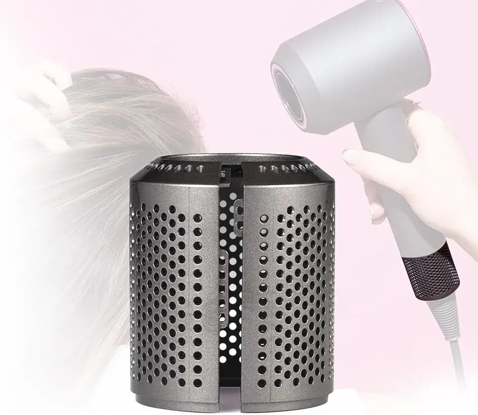 Haartrocknerfilter Ersatz für Dyson Supersonic HD01 HD03 HD08 Modellen, Haartrockner-Ersatzteile (Metallisch Grau)