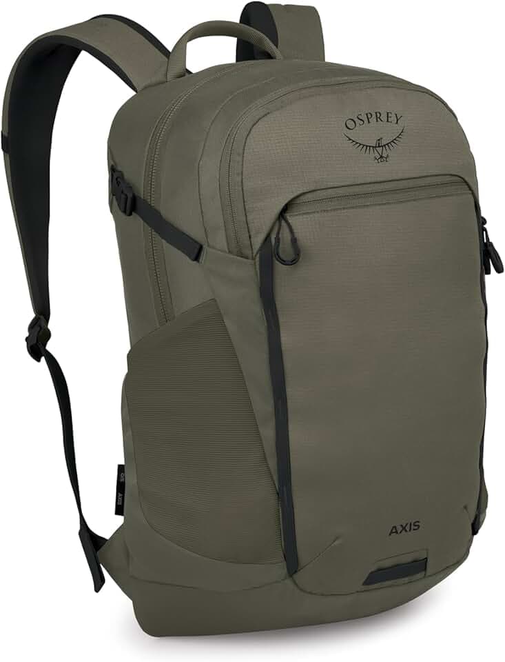Osprey Axis Laptop Backpack – Sleek Everyday Pack with Laptop Sleeve, Water Bottle Pockets & Compression Straps