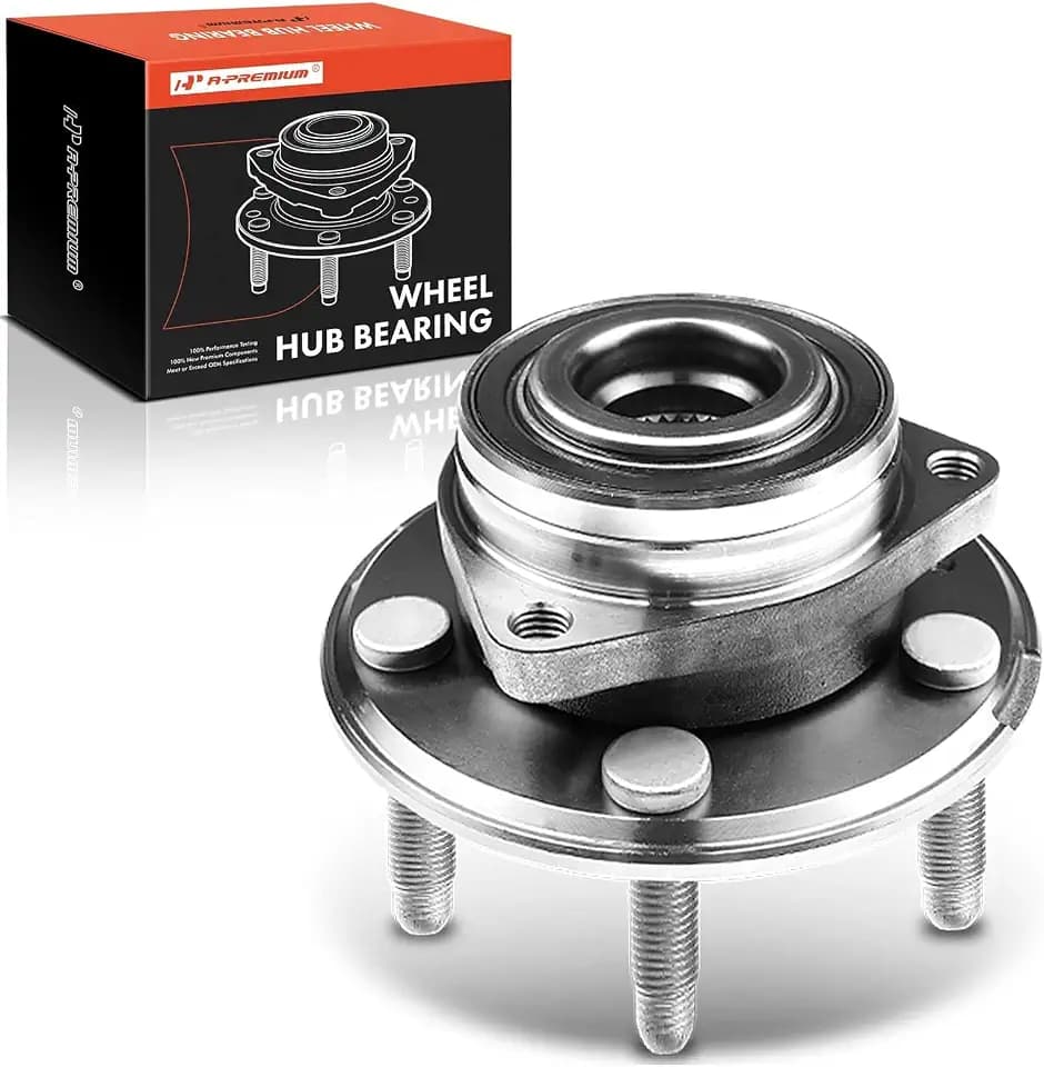 A-Premium Wheel Bearing and Hub Assembly with 5-Lug, High Carbon Steel